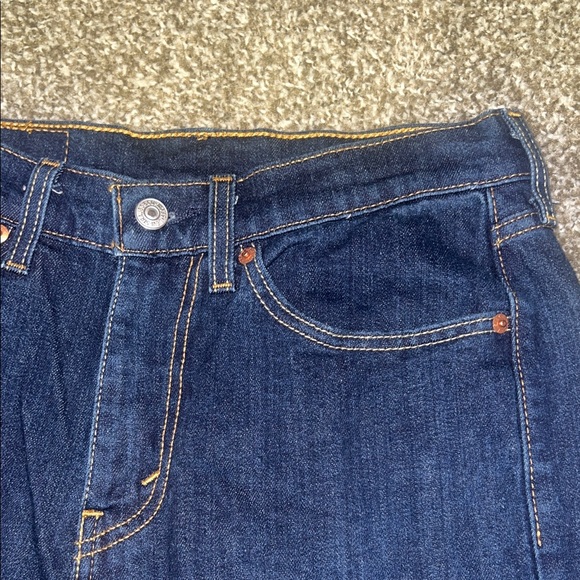 Levi's Dark Wash 505 Jeans - Picture 4 of 6